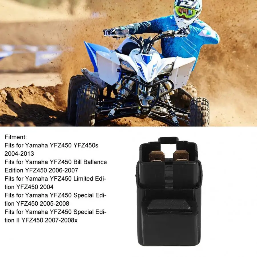 Переключатели зажигания стартер соленоидное реле подходит для YAMAHA ATV YFZ450 04 13