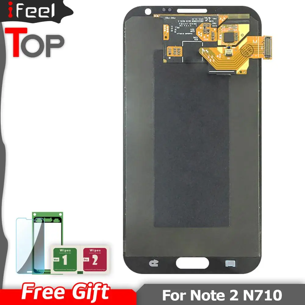 Super AMOLED 100% протестированный рабочий ЖК дисплей для Samsung Galaxy Note 2 N7100 сенсорный
