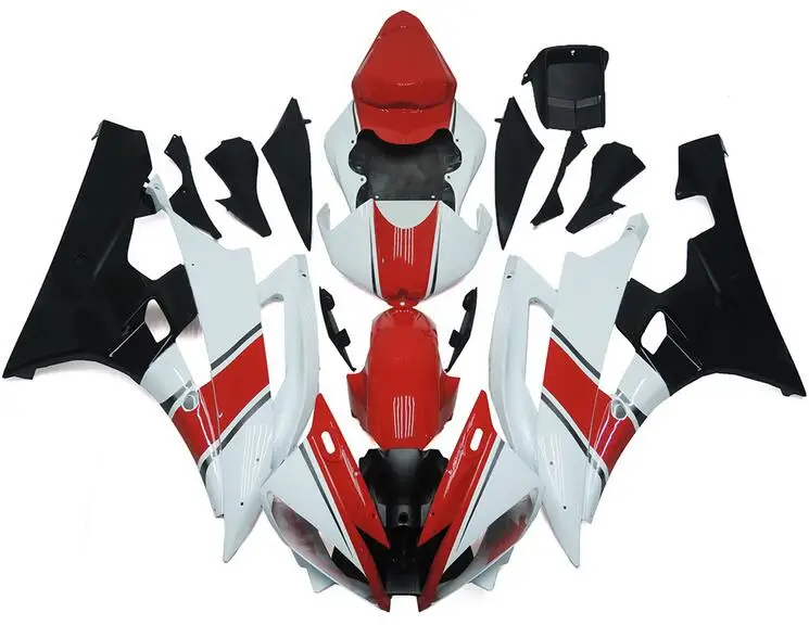 

Новый комплект обтекателей для мотоциклов ABS под давлением, подходит для YAMAHA YZF-R6 2006 2007 R6 06 07, комплект обтекателей белого, красного, черного ц...