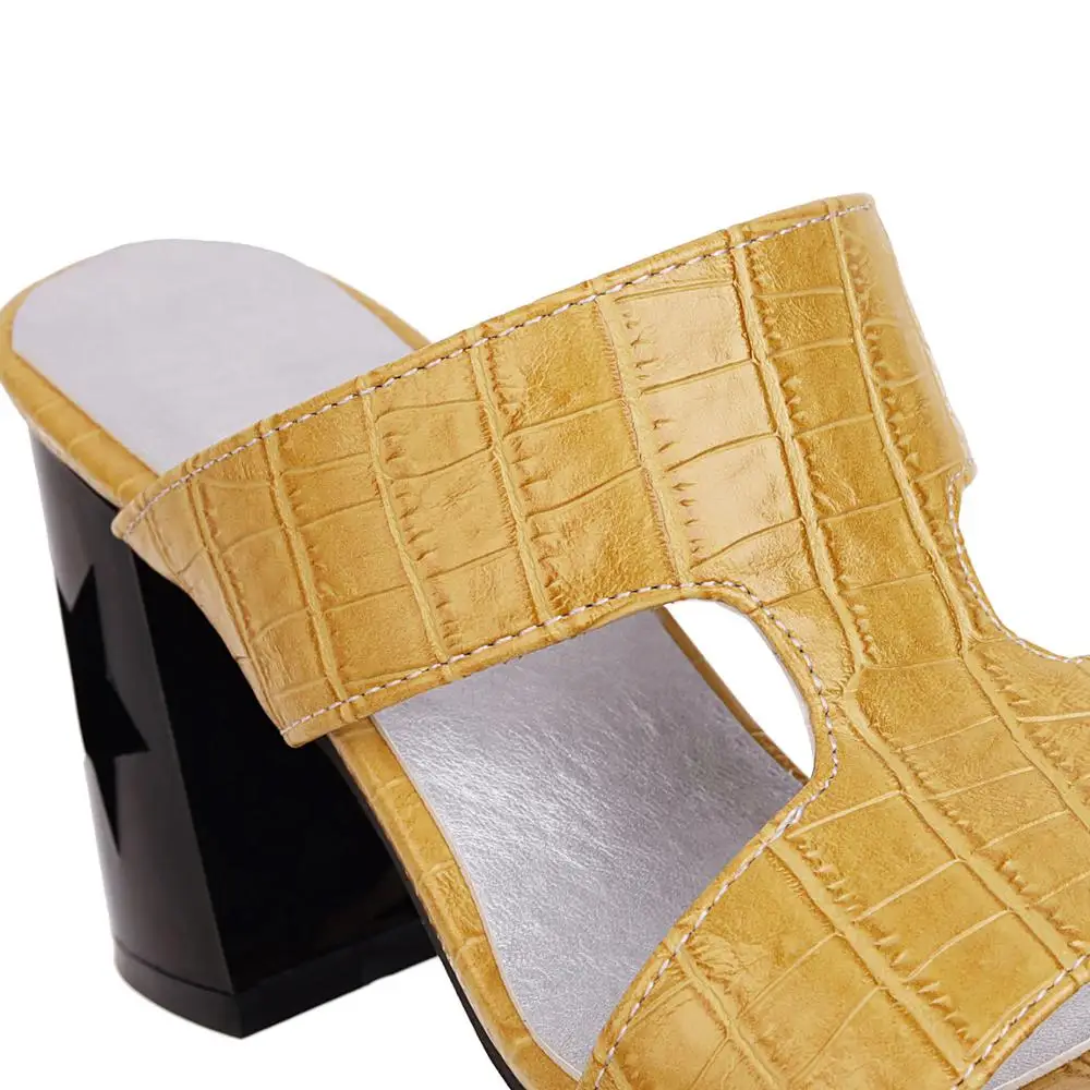 Women Sandals Fashion Beautiful High Heels Ladies Summer Shoes yellow silver Plus Size 40 41 45 47 zapatos de mujer | Обувь