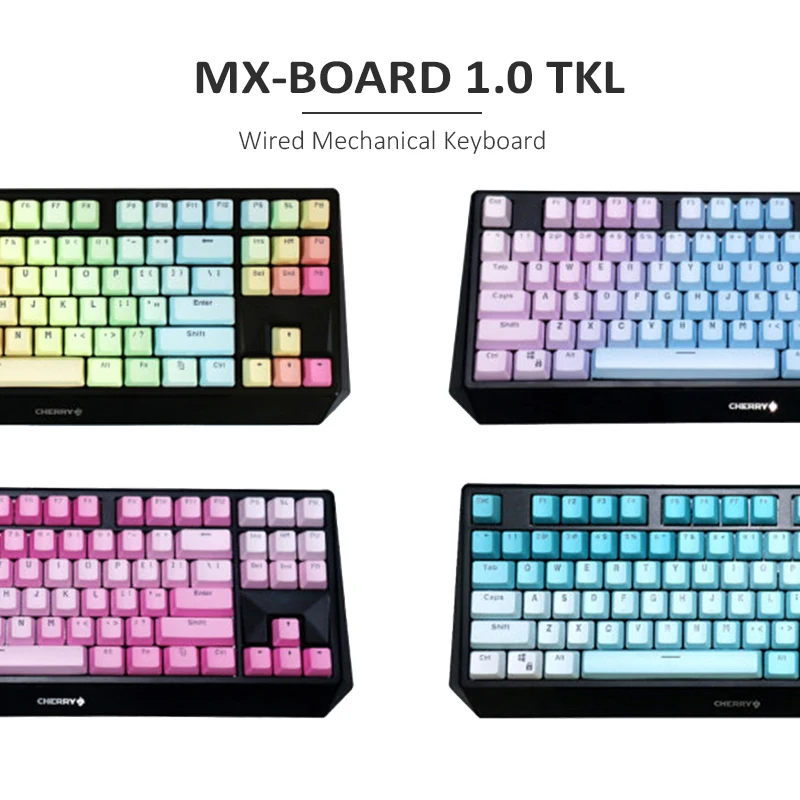 Оригинальная Проводная Механическая игровая клавиатура Cherry MX BOARD 1 0 TKL с