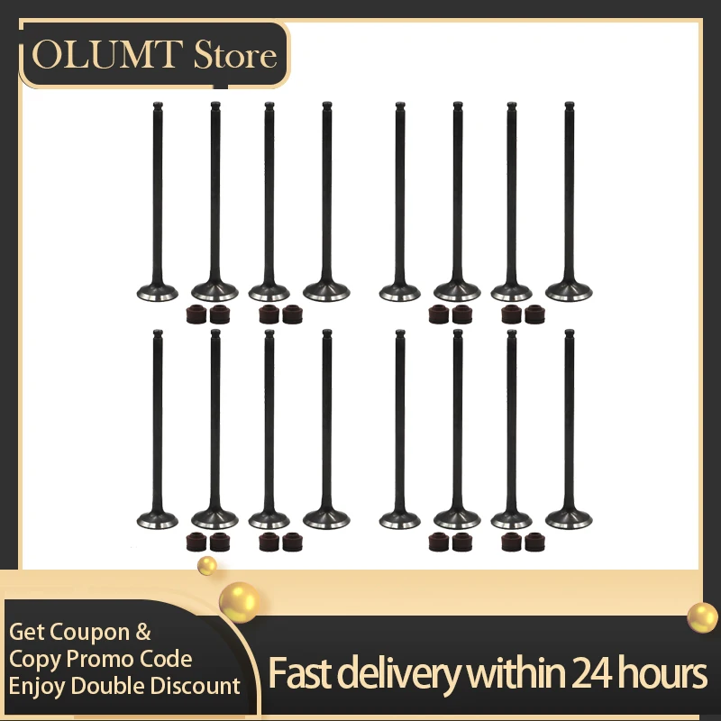 1/8 пар деталей двигателя мотоцикла Впускной Выпускной клапан выпускной стержень