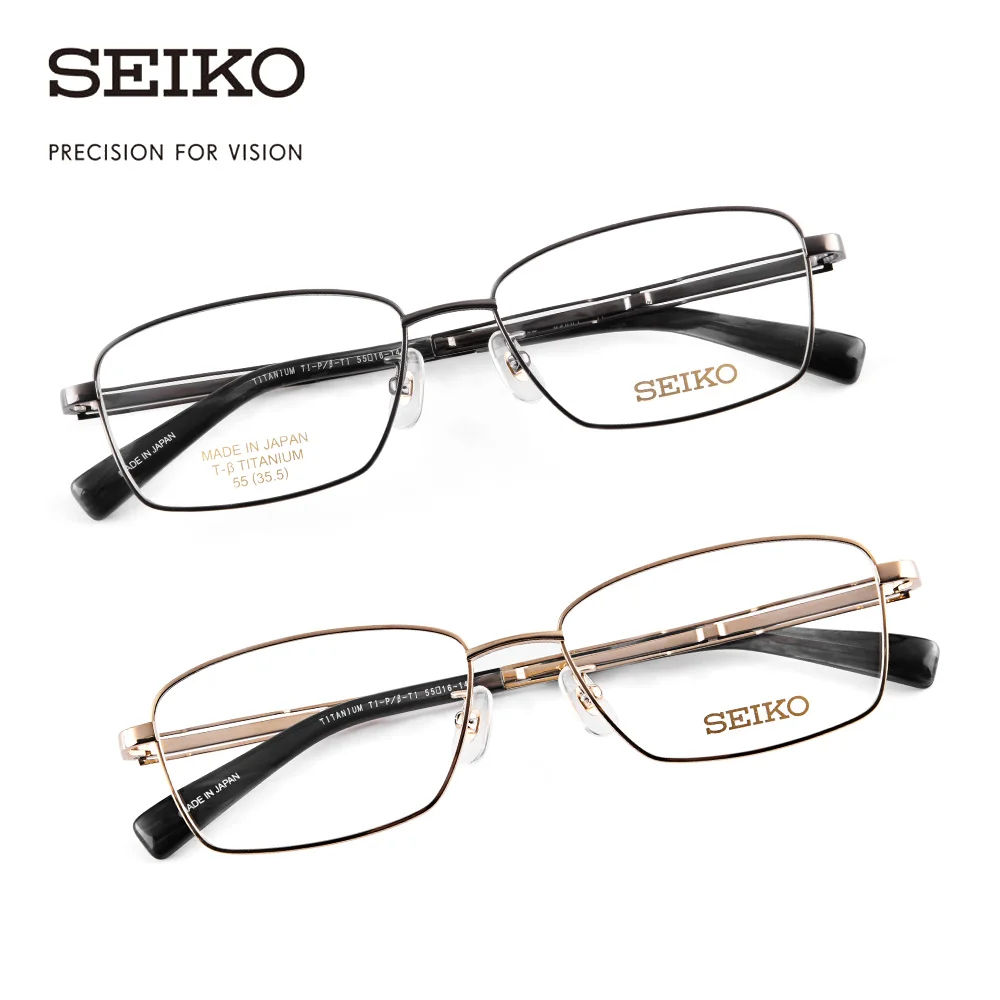 Оправа для очков SEIKO Мужская титановая высококлассные оптические очки золотого