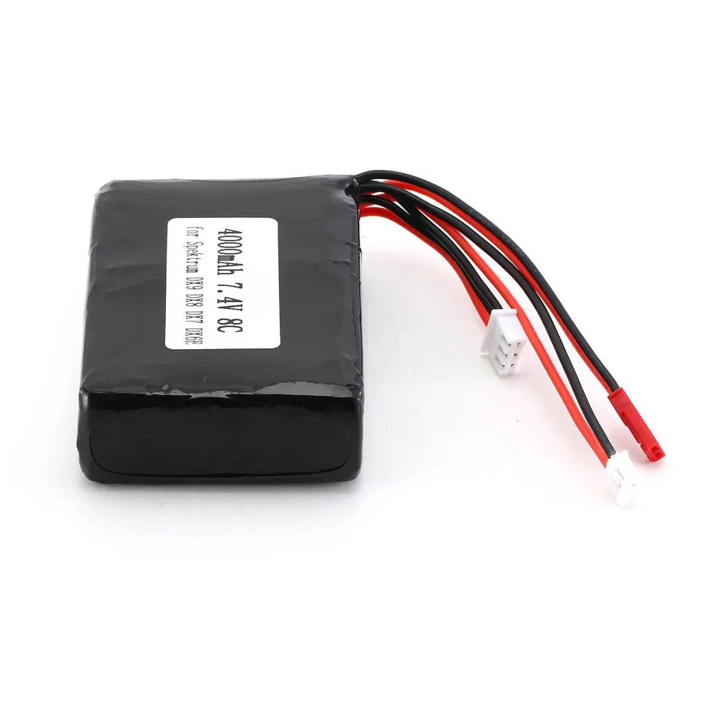 7 4 V 8C 4000mAh RC передатчик батарея перезаряжаемый Lipo для Spektrum DX9 DX8 DX7 DX6E | Игрушки и