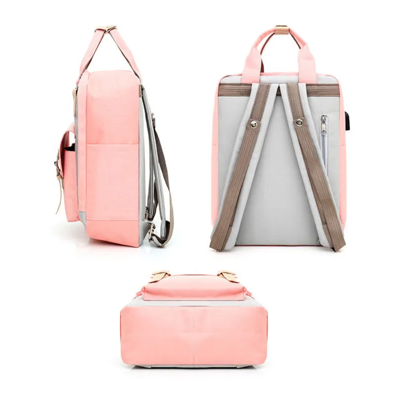 School Backpacks For Teenagers High Quality Women Waterproof Mum Bag Multi-function Backpack Wild Large Capacity E7