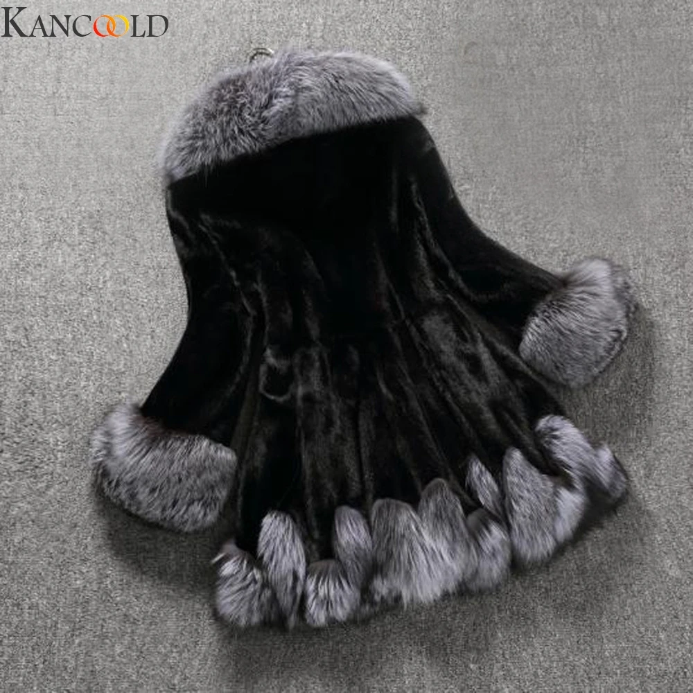 Новинка дизайнерское Женское пальто KANCOOLD из искусственной кожи с длинным