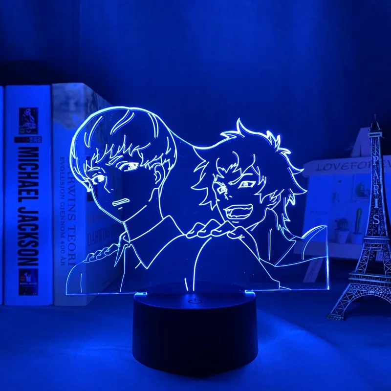 

Светодиодный ночник Devilman Crybaby для спальни, Декор, подарок на день рождения, ночсветильник, Аниме настольный 3d светильник, устройство Crybaby, Пр...