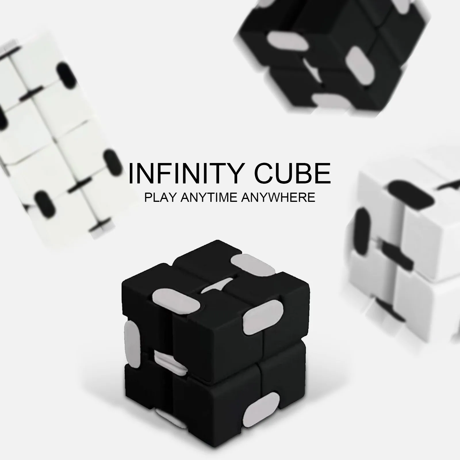 

Figet Toys Fingertips Decompress Puzzle Toy Four Corner Maze Portable Cube Infinity Magic Square Antistress Sensory Anxiety Desk