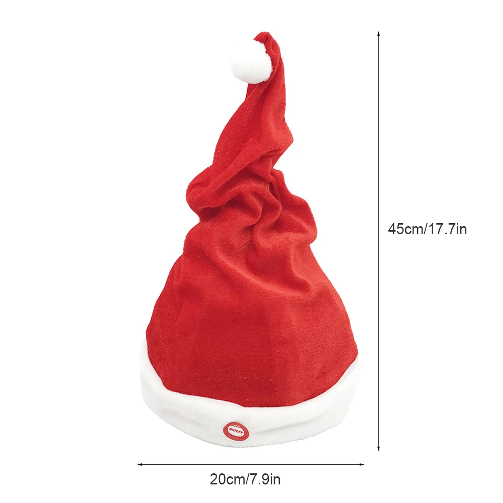 

Electric Christmas Hat With Music Dancing Cap For Children Christmas Gift Dancing Swing Hat For Party Activity