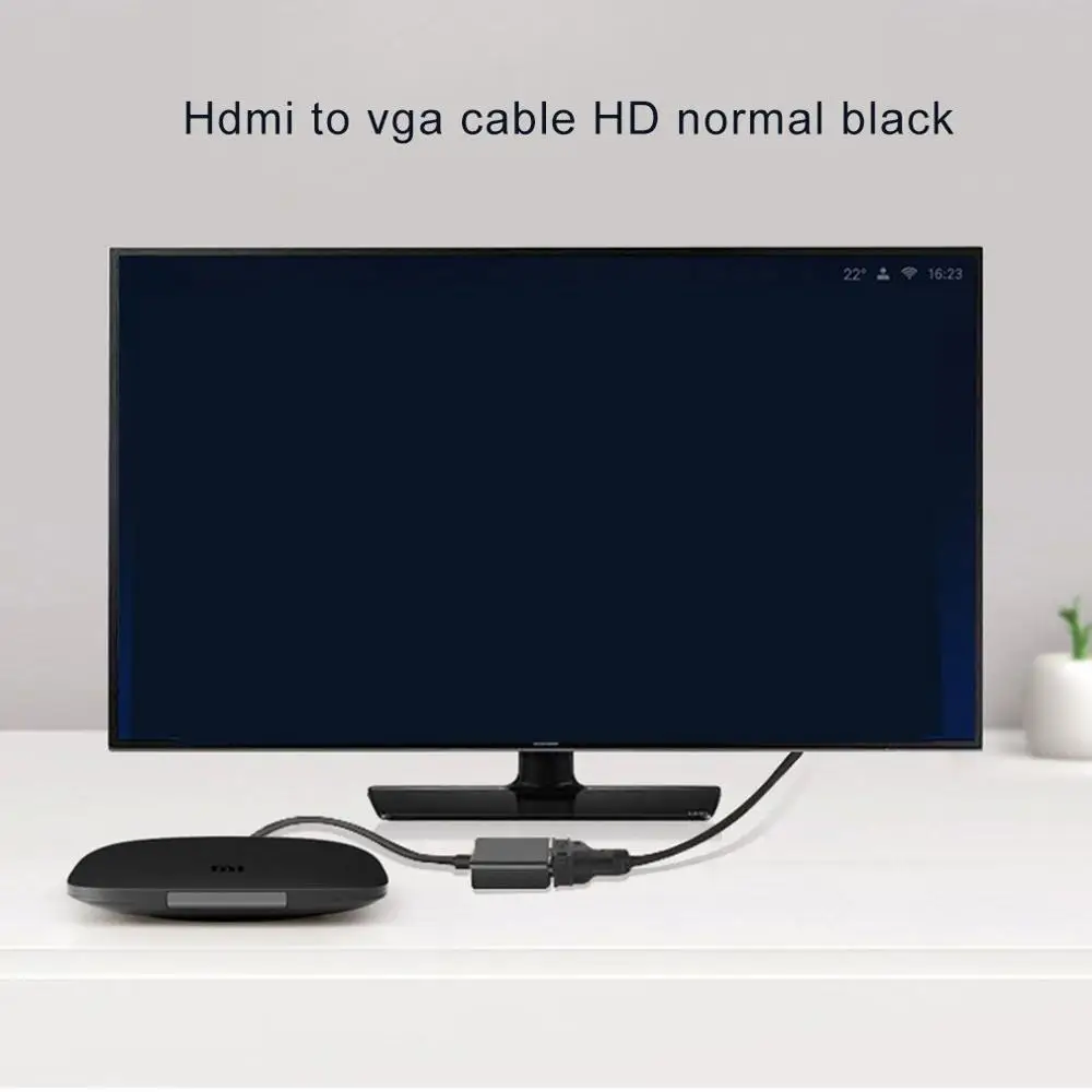 HDMI к VGA Конверсионный кабель адаптер соединяет порт для ПК ноутбука Smart TV Box других
