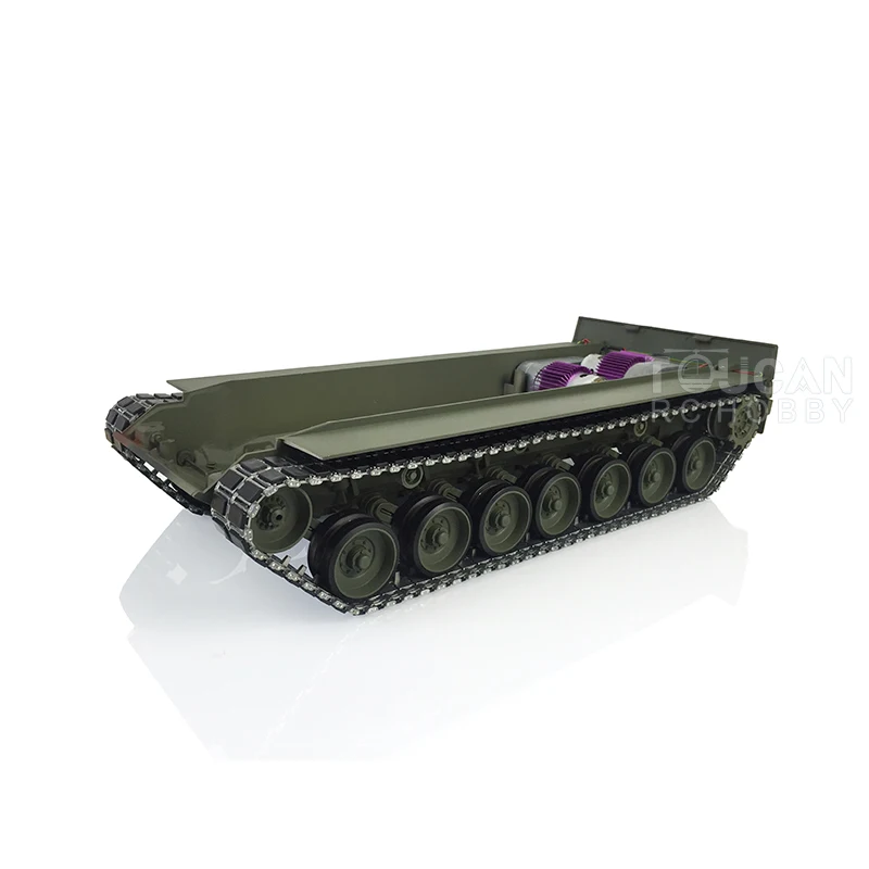 Leopard2A6 RC Танк полностью металлический шасси в сборе T1 гусеницы дорожное колесо GN