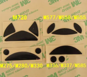 Ножки для мыши, коньки для мыши Logitech M275 M280 M330 M720 M557m558 M555b M337, толщина скольжения 0,6 мм, 1 комплект, 3 м