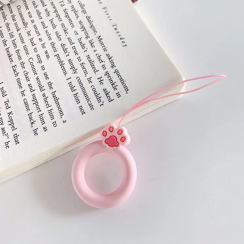 8 Универсальный мобильный телефон Kawaii ремешки прекрасный мультфильм милый палец кольцо для женщин Девушка ремешок для iPhone/samsung/huawei держатель телефона - Цвет: 8