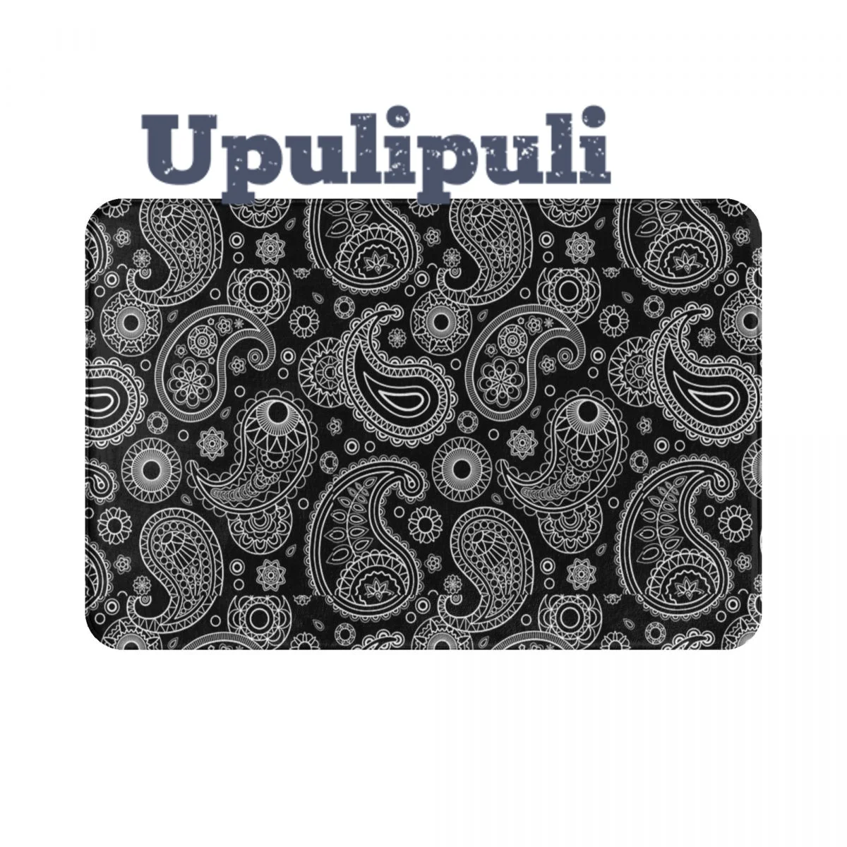 

Paisley Pattern Mat Soft Bath Mat Non-Slip Absorbent Mat for Living Room Bathroom Washable Bathtub Shower Mats Decoration