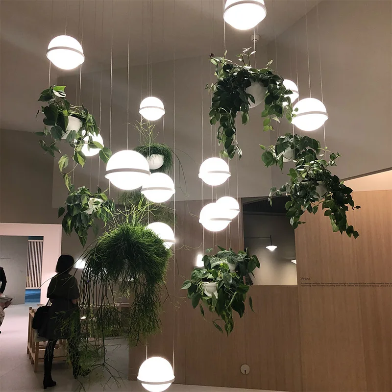 値段 長いコードの植物の形をした吊り下げ式LEDシーリングライト,モダンなデザイン,スパイラルとスパイラルガラスの泡,装飾的な室内灯