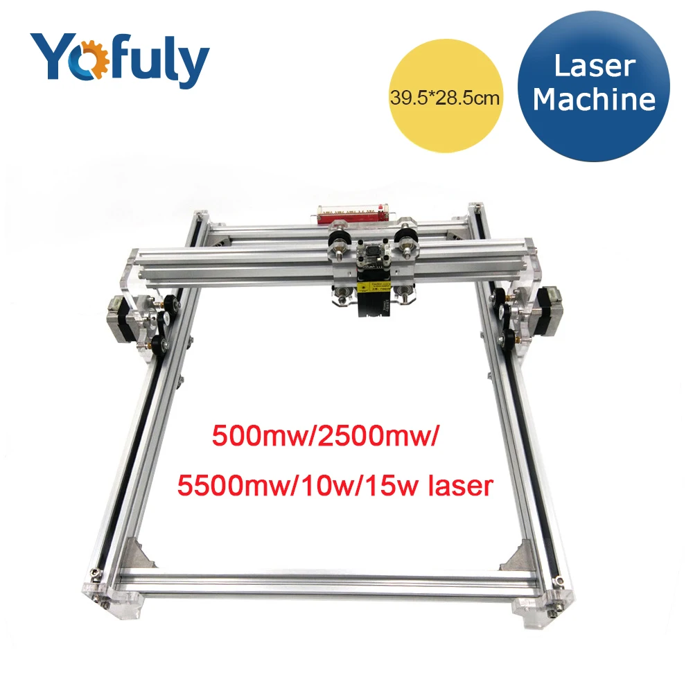 DIY 500mw/2500mw/5500mw/10W/15W Laser Engraver Machine Desktop Marking Wood Router Cutting for Gift | Инструменты