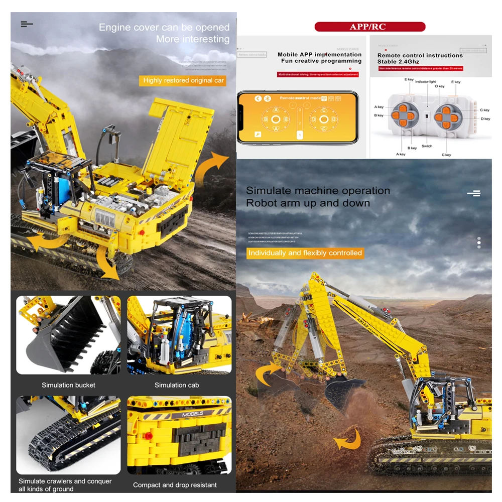 строительный блок бульдозе