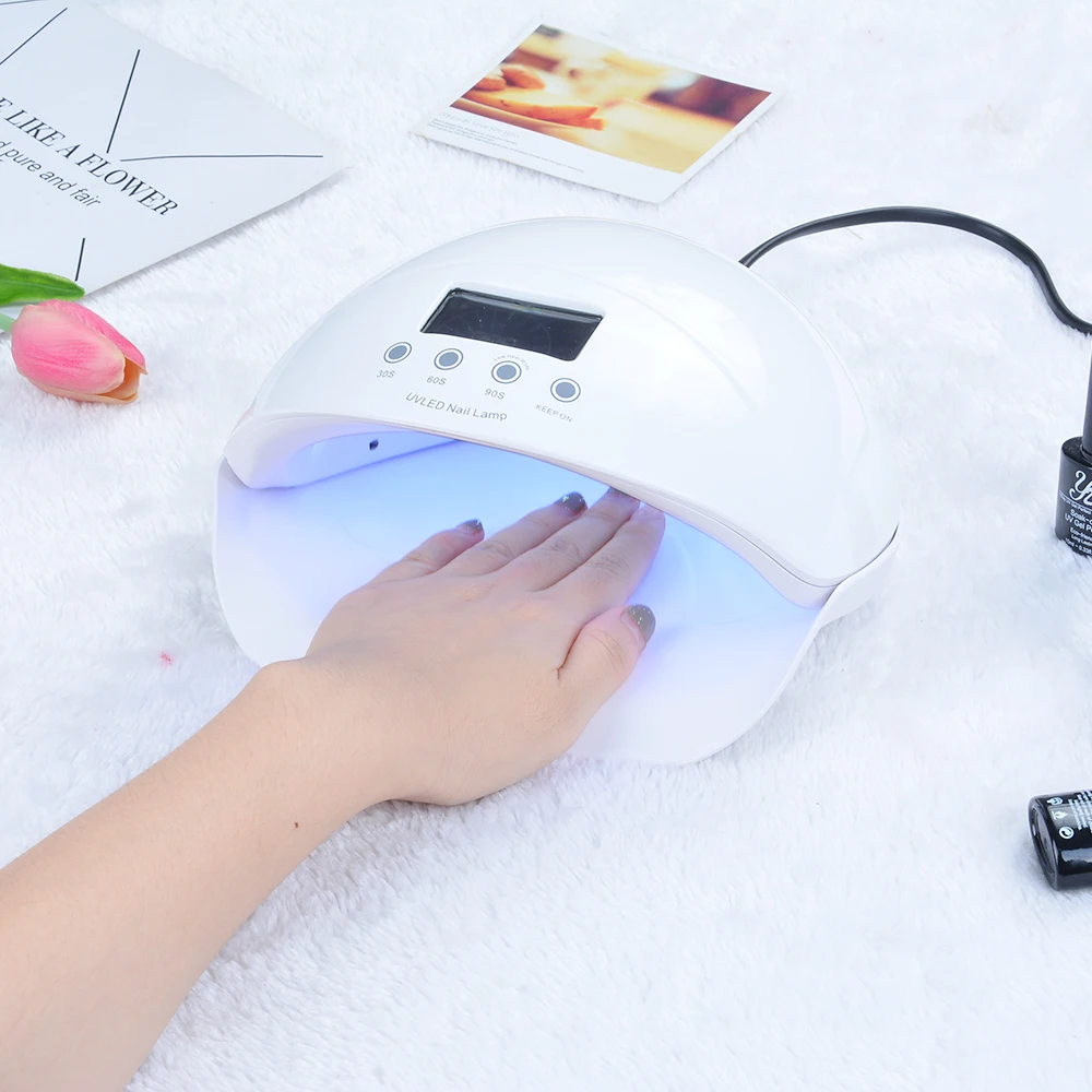 Hotest 48 Вт Сушилка для ногтей УФ светодиодная лампа отверждения гель лака с нижним