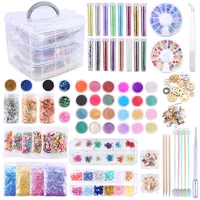 resin jewelry making kit epoxy resin filling material set with dried flowers glitter powder for resin accessories craft supplies