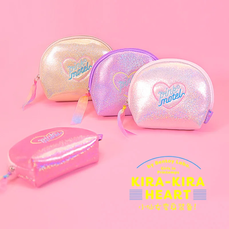 Звездная сумка в виде сердца для девочек стильный вышитый клатч стиле Харадзюку