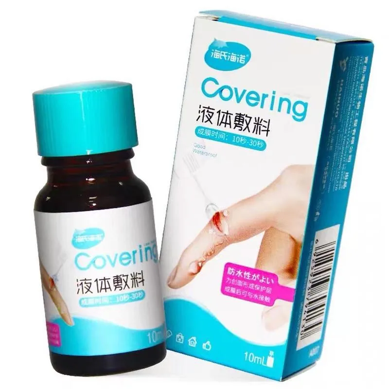 

10ml Liquid Dressing Transparent Waterproof Bandage Disinfecting Wound Hemostatic Adhesive Wound Healing Gel Liquid Band-aid