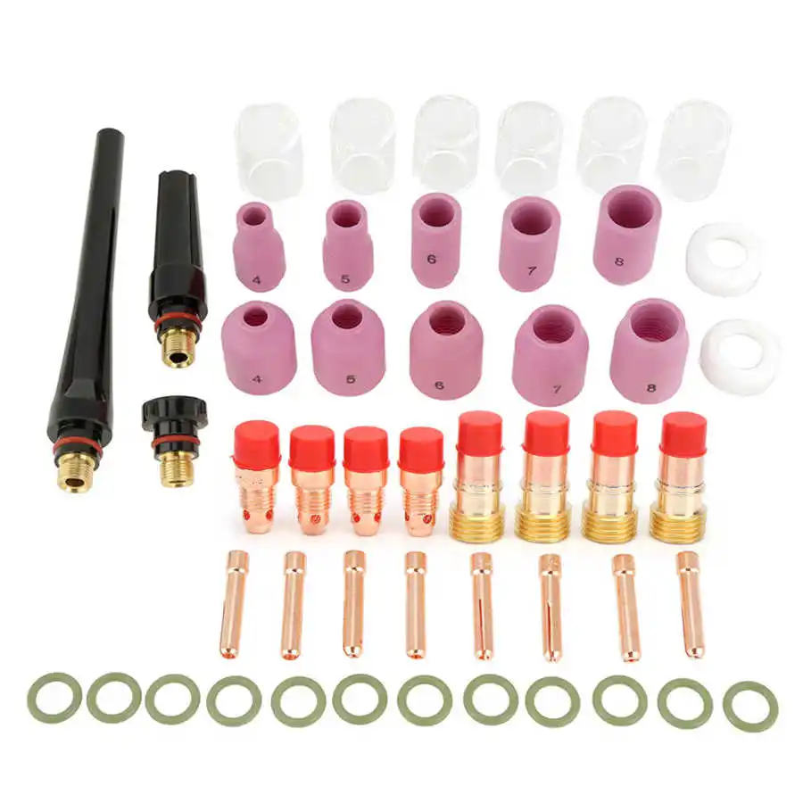 49 шт./компл. сопла из глинозема для газовых линз набор аксессуаров сварочных