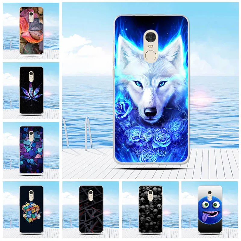for Xiaomi Redmi Note 4 Note4 Case Painted Soft TPU Silicone Back Phone Cover 4x X Shell Bags |