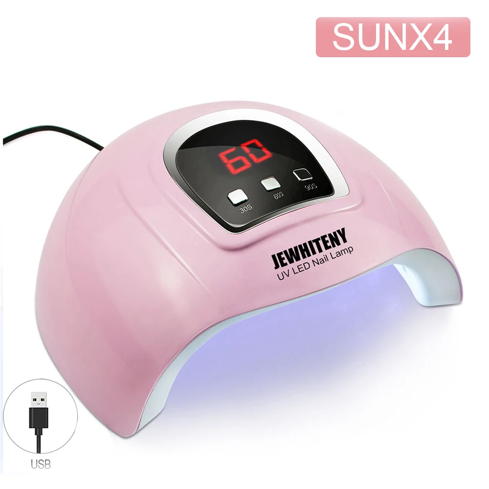 SUNX4 80 Вт Светодиодный светильник для ногтей Сушилка для ногтей Двойные руки 45 шт. Светодиодный УФ- лампа для отверждения УФ- гель для ногтей с датчиком движения маникюрный салонный инструмент - Цвет: SUNX4