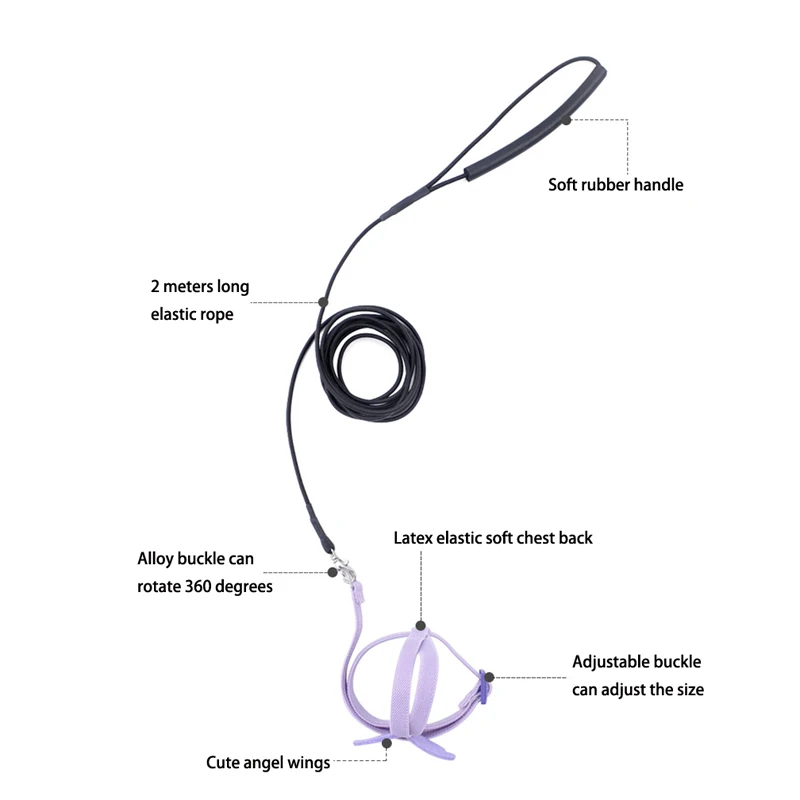 Регулируемый поводок шлейка для птиц тренировочная попугаев летающая уличная