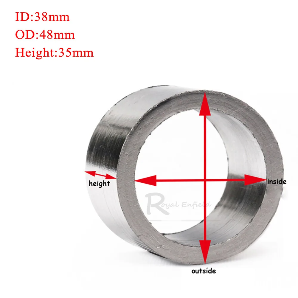 Выхлопная труба графитовая прокладка для глушителя разъем мотоцикла Dirt Pit Bike