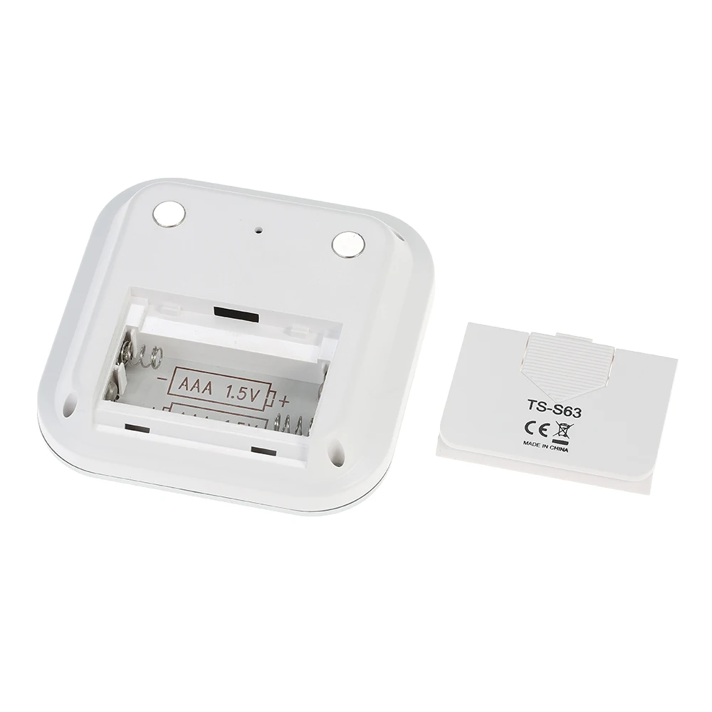 

Indoor Comfort Indication Thermometer Hygrometer Smart Digital Touchscreen Colorful Screen Backlight Clock