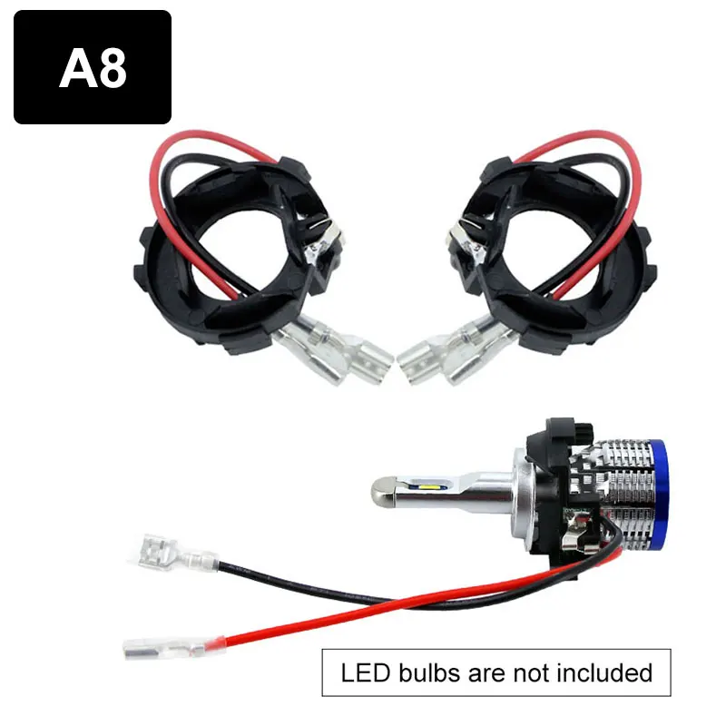 2 шт. держатель для лампы H7 светодиодный AUDI A3 A4 VW Golf NISSAN Mercedes Ben Hyunda Ford|База| |