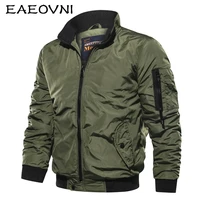 eaeovni warm winter jacket men fleece lined coat military bomber jacket man outdoor cargo jackets casual outerwear coats