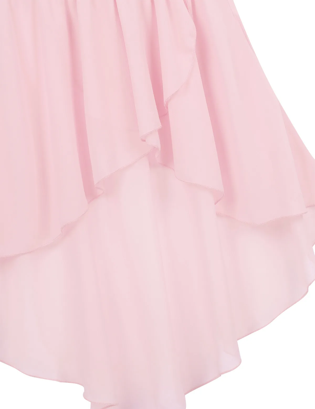 Юбка для балета и джаза девочек шифоновая юбка с высоким эластичным поясом