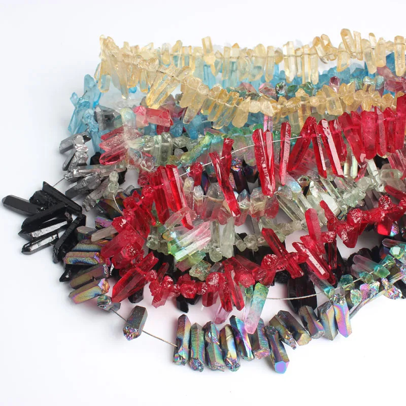 LanLi натуральные ювелирные изделия многоцветный кристаллические зубы свободные