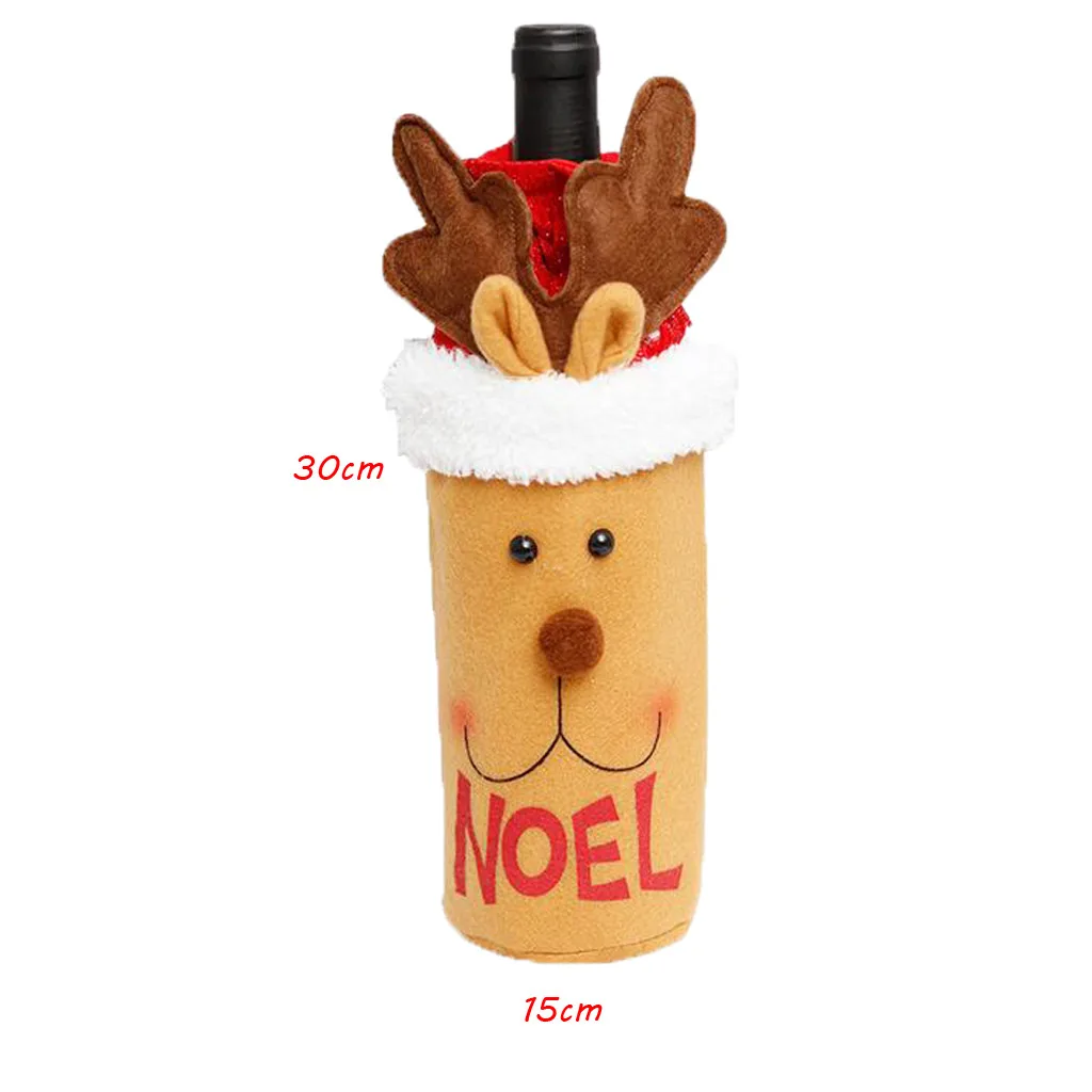 Рождественские украшения свитер бутылка старый человек одежда для бутылок