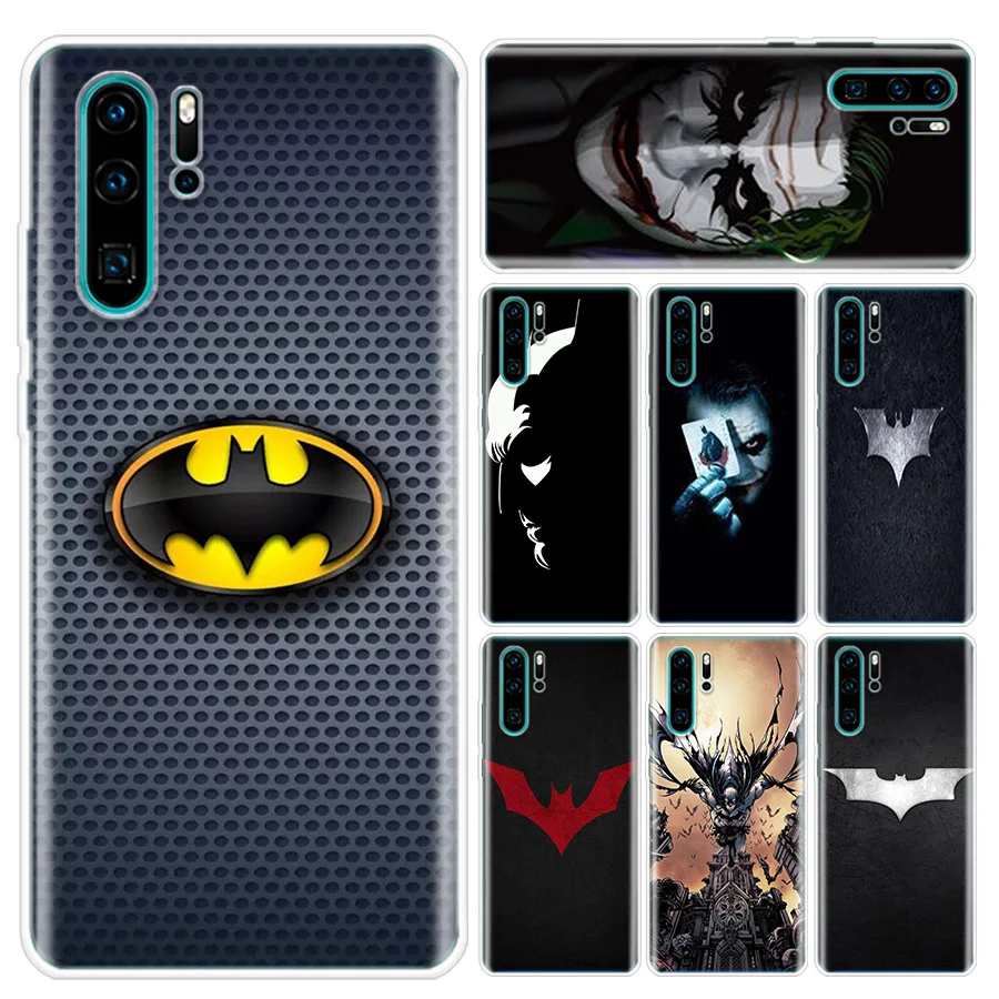 Чехол для телефона huawei P30 модный крутой мягкий чехол с Бэтменом P20 P10 Lite Pro P Smart Z 2019