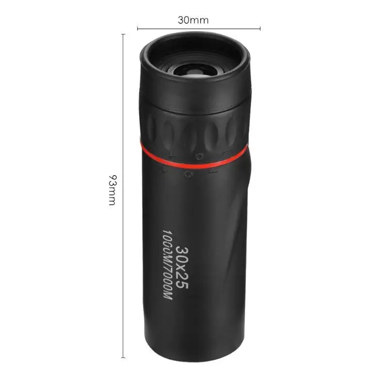 30X25 High Definition Monocular Telescope Waterproof Mini Portable Military Zoom 10X Scope High Quality Tourism Scope Sports