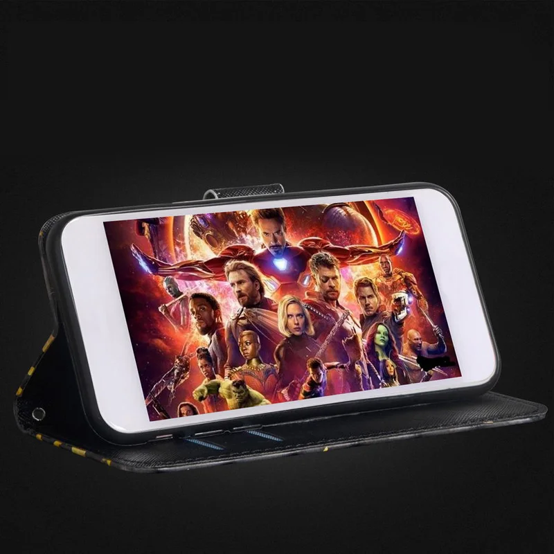 Роскошный флип чехол из искусственной кожи держатель для карт подставка кошелек