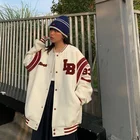 Женская куртка весна-осень 2021, новая Корейская версия свободного кроя, бархатный плотный свитер, Студенческая бейсбольная форма для мужчин