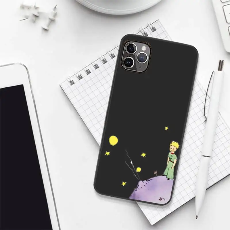 

Little Prince cute little boy Phone Case Candy Color for iPhone 6 7 8 11 12 s mini pro X XS XR MAX Plus custom protective shell