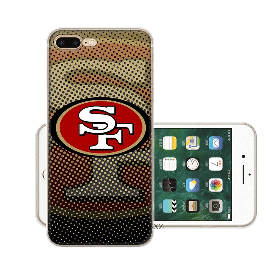 Чехол для мобильного телефона iPhone Apple XR X XS Max 6 6s 7 8 P Lus 5 5S SE Shell San Francisco 49ers защита Мода