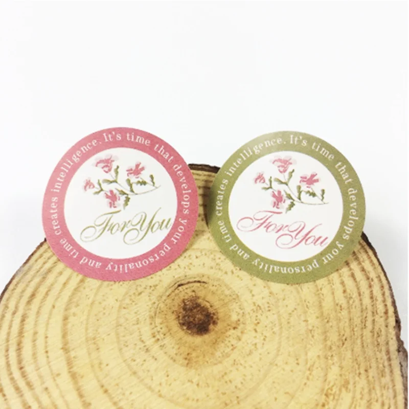 

free shipping 800pcs Small fresh red green garland for you seal sticker DIY Scrapbooking Stationery Christmas Stickers