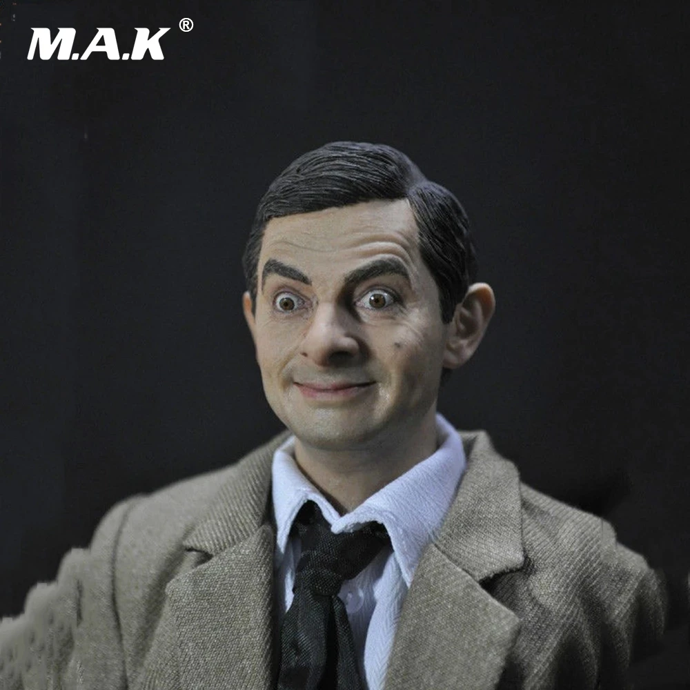 

1/6 мужской головы с фигурой куклы Mr Bean реалистичный головной убор, подходит для детей 12 месяцев-дюймов подвижная Куклы Коллекционные игрушк...