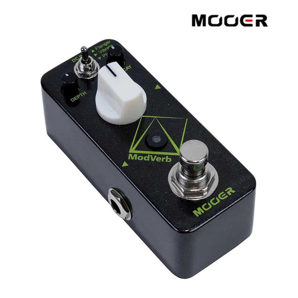 Блок для гитары Mooer ModVerb педаль реверберации с 3 эффектами модуляции Flanger Vibrato Phaser