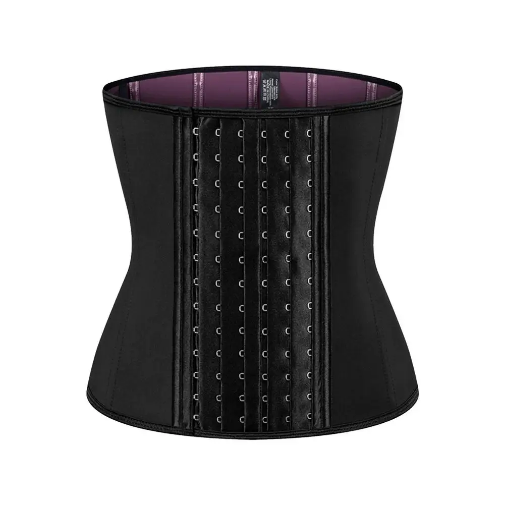 

Women Waist Trainer Sweating Sports Corset Latex Nylon Fabric Waist Cincher Body Shaper Slim Belt For Gym Yoga Fitness Equipment