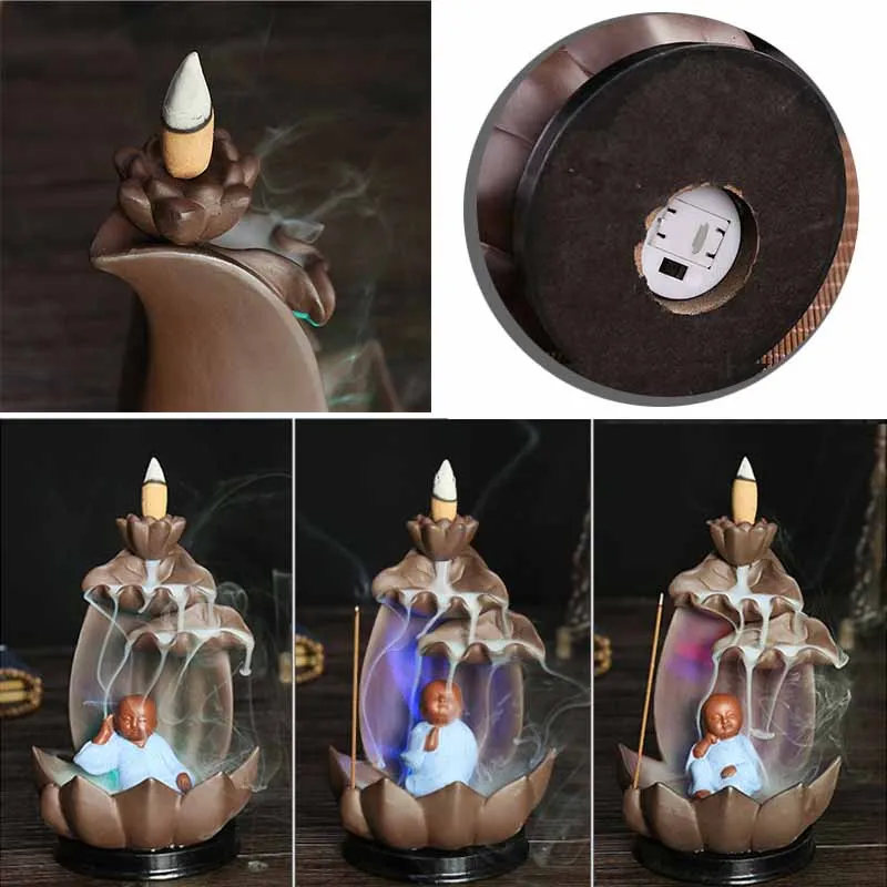 Ароматическая горелка Backflow керамическое украшение светодиодсветильник лампа