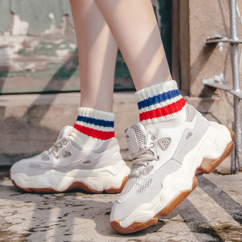 Zapatillas mujer Deportiva Balenciaca женская обувь на толстой подошве Красивая замшевая