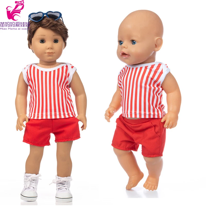 18-дюймовая Одежда для кукол девочек розовое белое фиолетовое кружевное