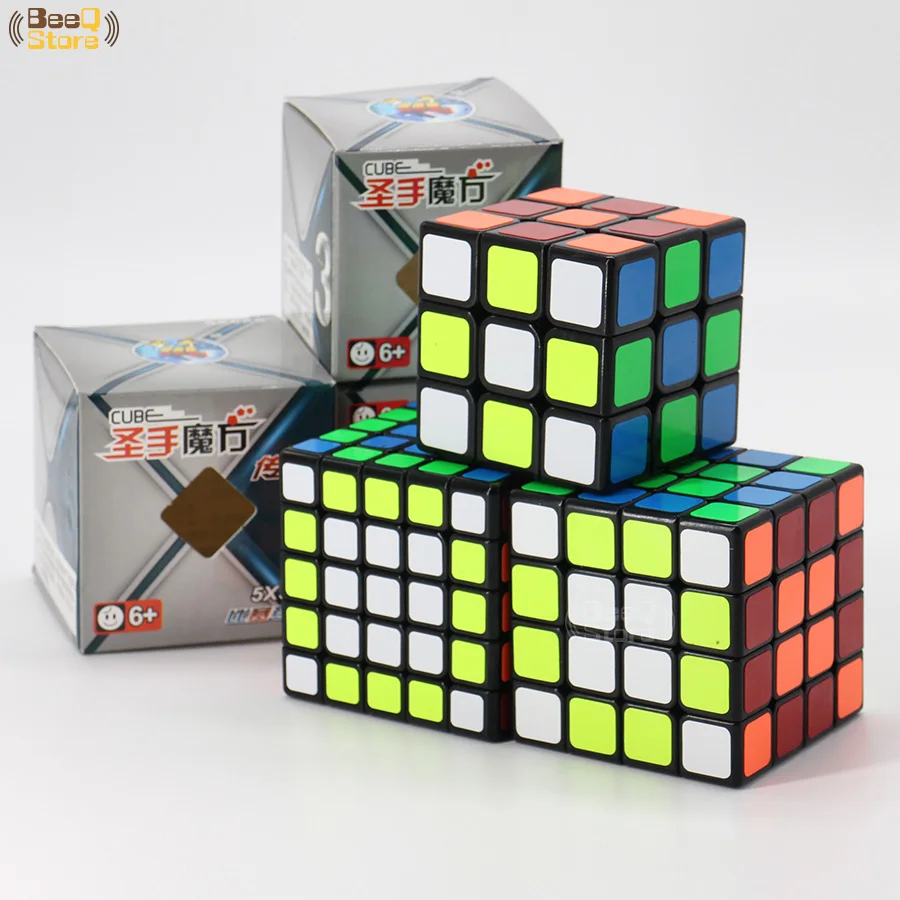 Куб магический Shengshou Ledgen 2x2 3x3 4x4 5x5 2x2x2 черная игрушка Magico для детей|Головоломки| |